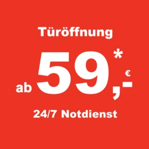Schlüsseldienst Mülheim - Türöffnung 59 Euro